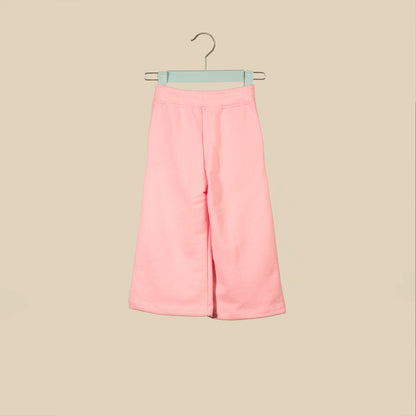 Pantalone tuta rosa Unicorno gamba larga