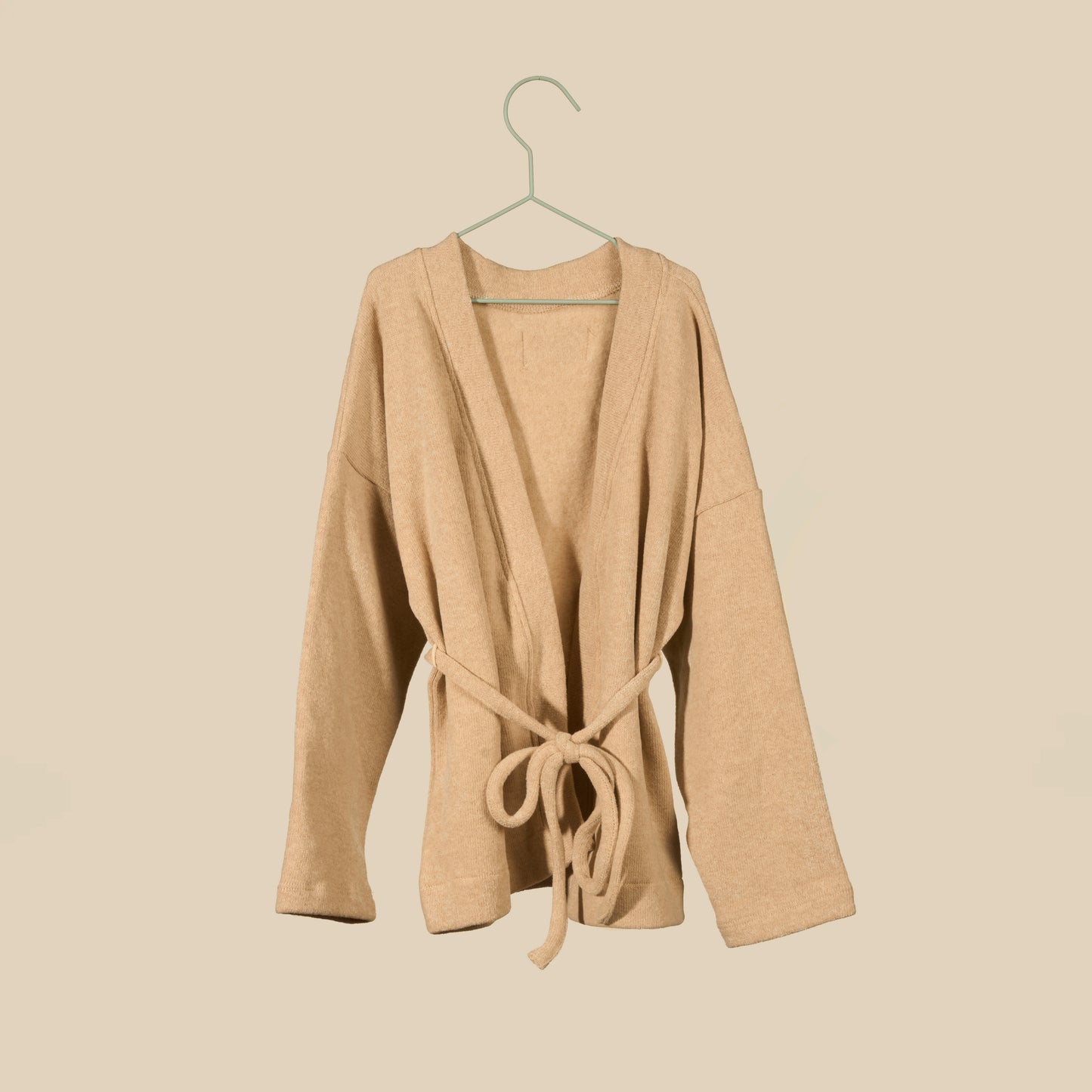 Cardigan in caldo cotone orzo