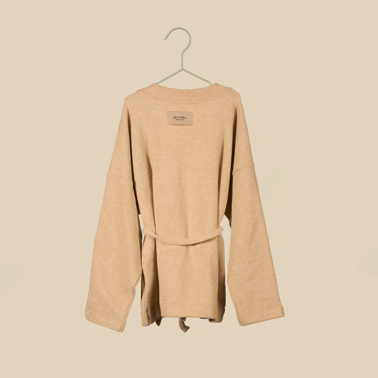 Cardigan in caldo cotone orzo