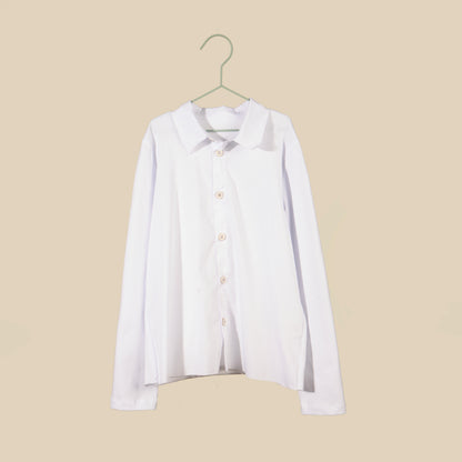 Camicia bianca in cotone