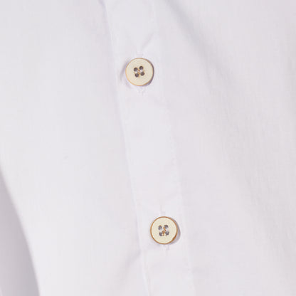 Camicia bianca in cotone