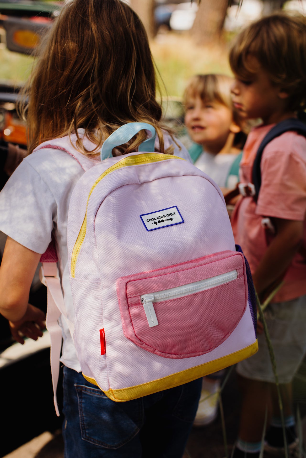 Zaino Mini Bonbon rosa in poliestere riciclato