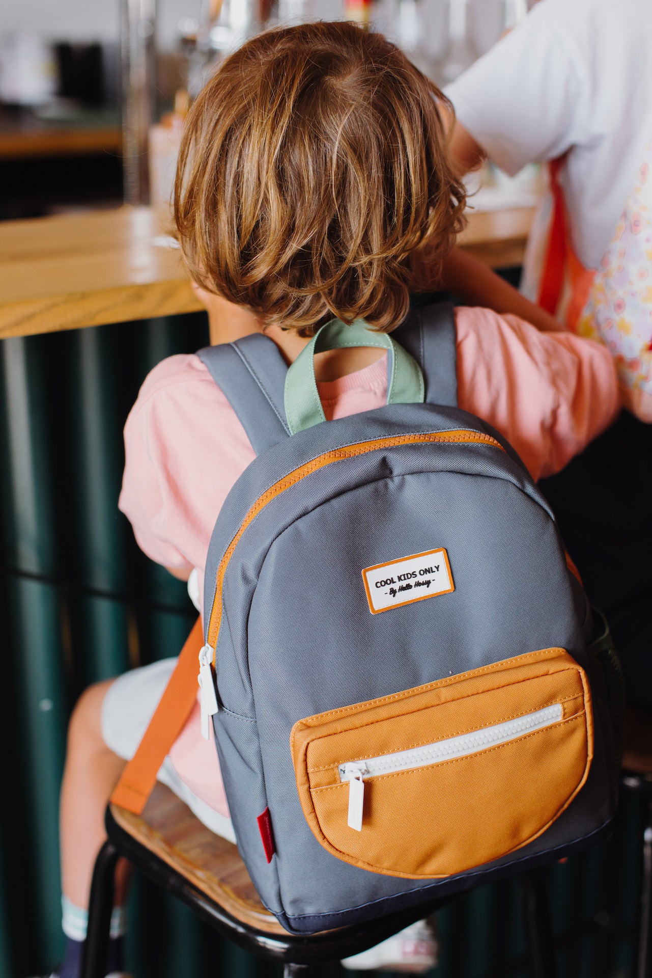 Zaino Mini Marine blu in poliestere riciclato