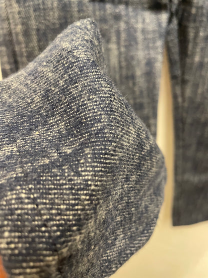 Pantalone color denim cargo