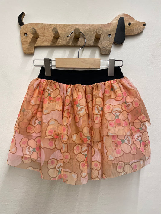 Gonna in tulle con orsetti