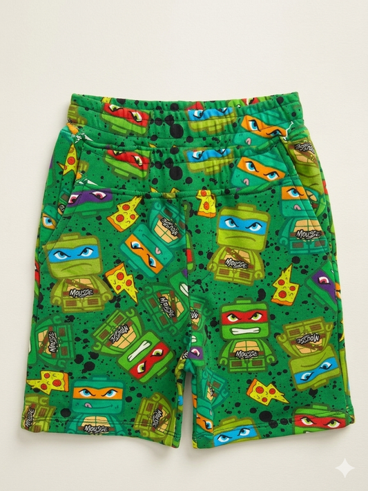 Shorts in tuta con Tartatughe Ninja