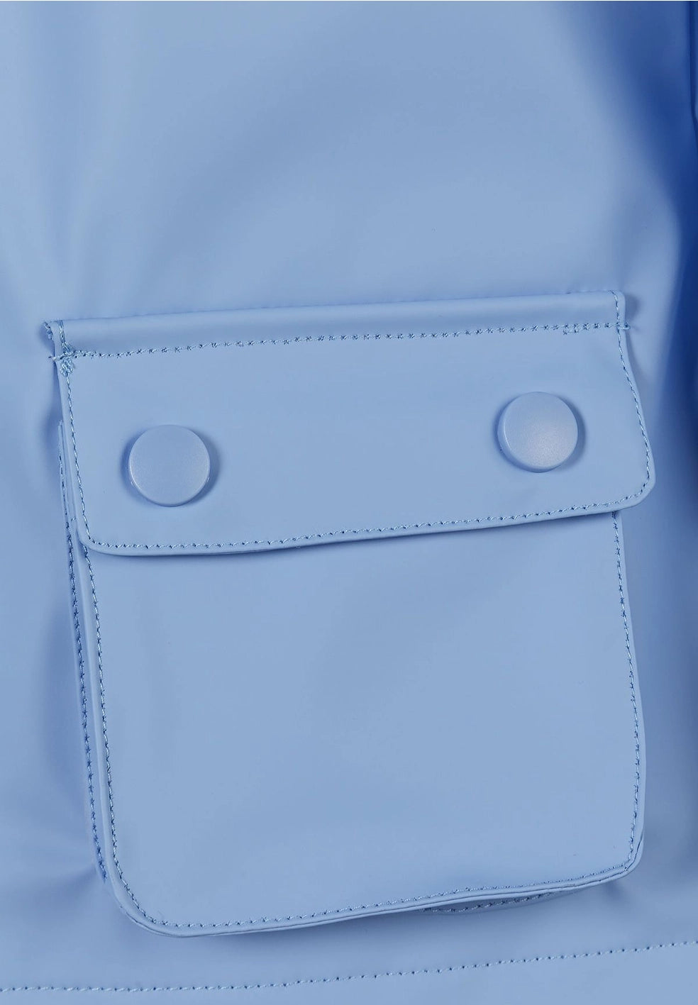 Giacca impermeabile azzurra