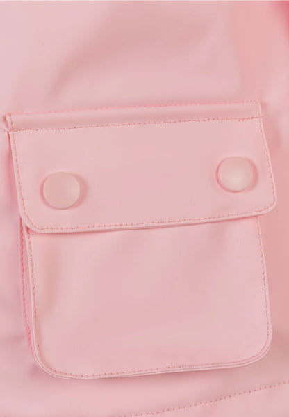 Giacca impermeabile rosa