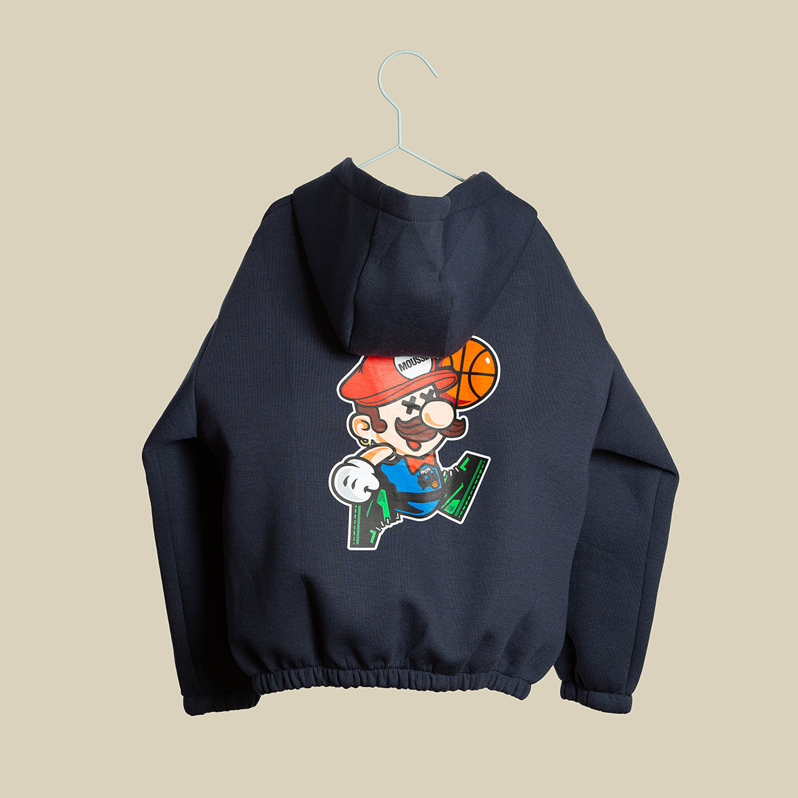 Felpa zip blu navy Air Mario
