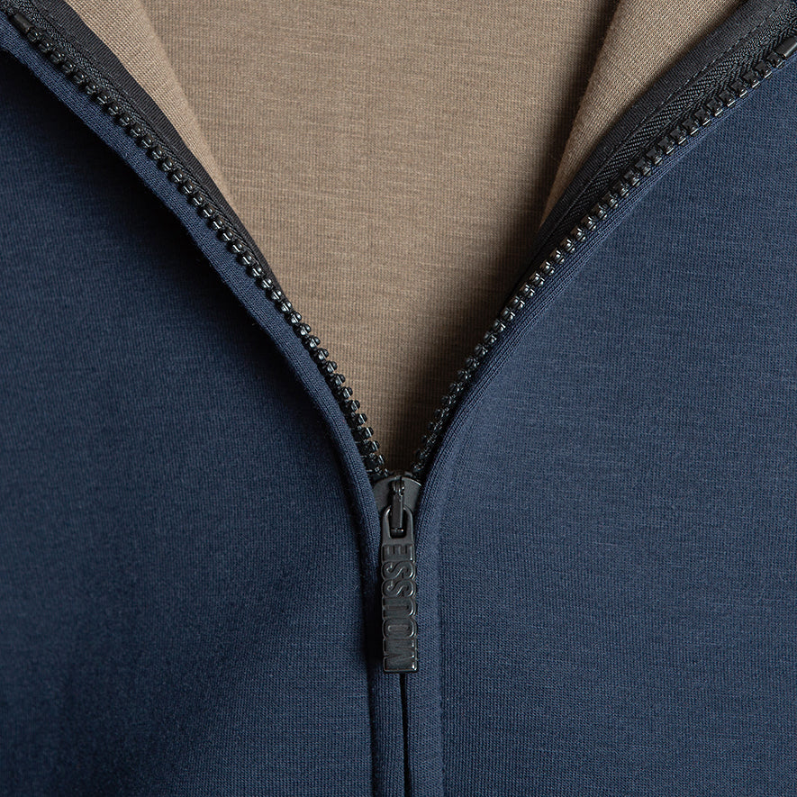 Felpa zip blu navy Air Mario