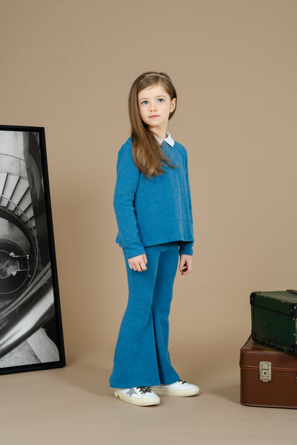 Maglia in caldo cotone color granata