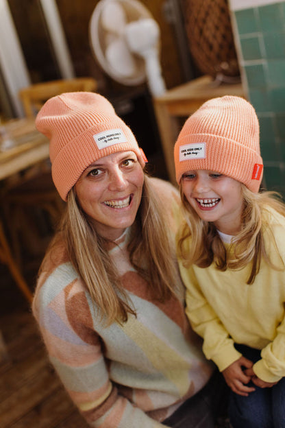 Cappellino in lana Cool Kids color albicocca