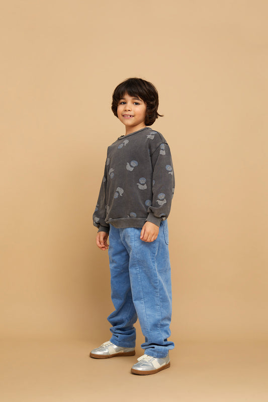 Pantaloni a costine carta da zucchero
