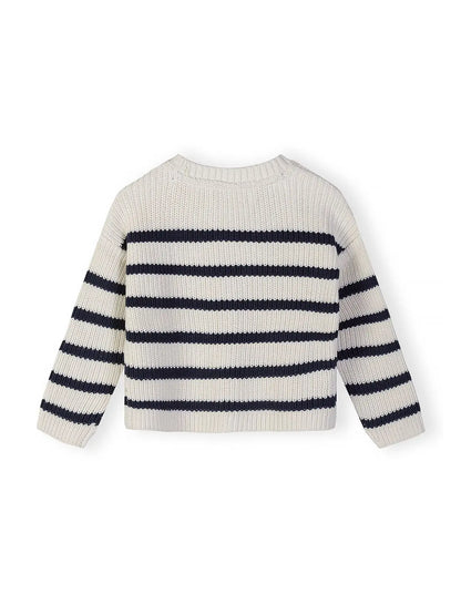 Cardigan a righe con fragole