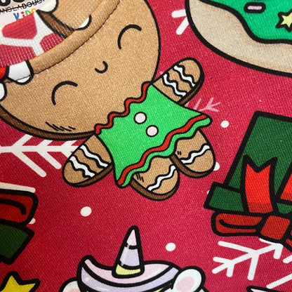 Felpa di Natale con unicorni