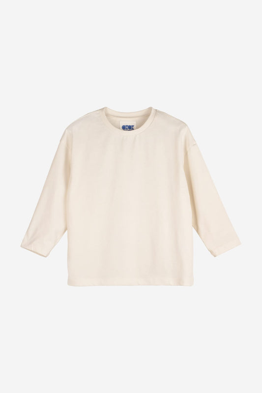 T-shirt Face Back bianco sporco