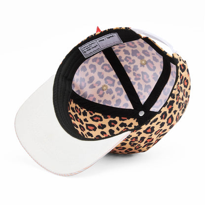 Cappellino in cotone bio leopardato Limited Edition