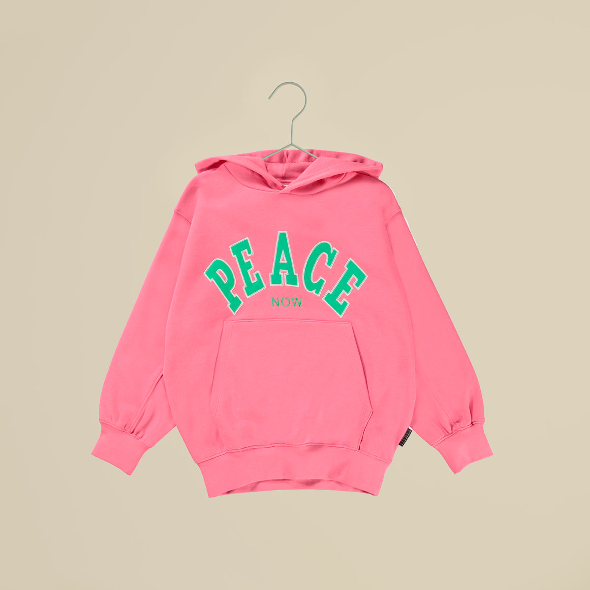 Felpa unisex rosa bubblegum con cappuccio