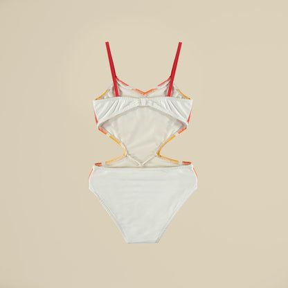 Costume trikini con sole