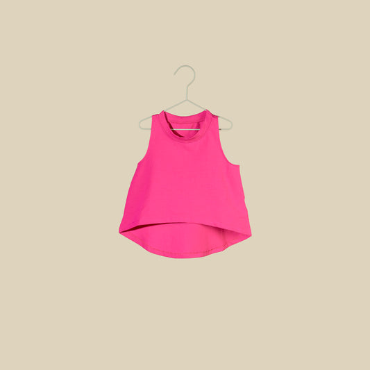 Maglietta smanicata fuxia