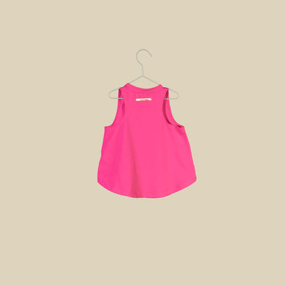 Maglietta smanicata fuxia