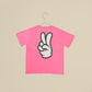 T-shirt unisex rosa bubblegum a maniche corte