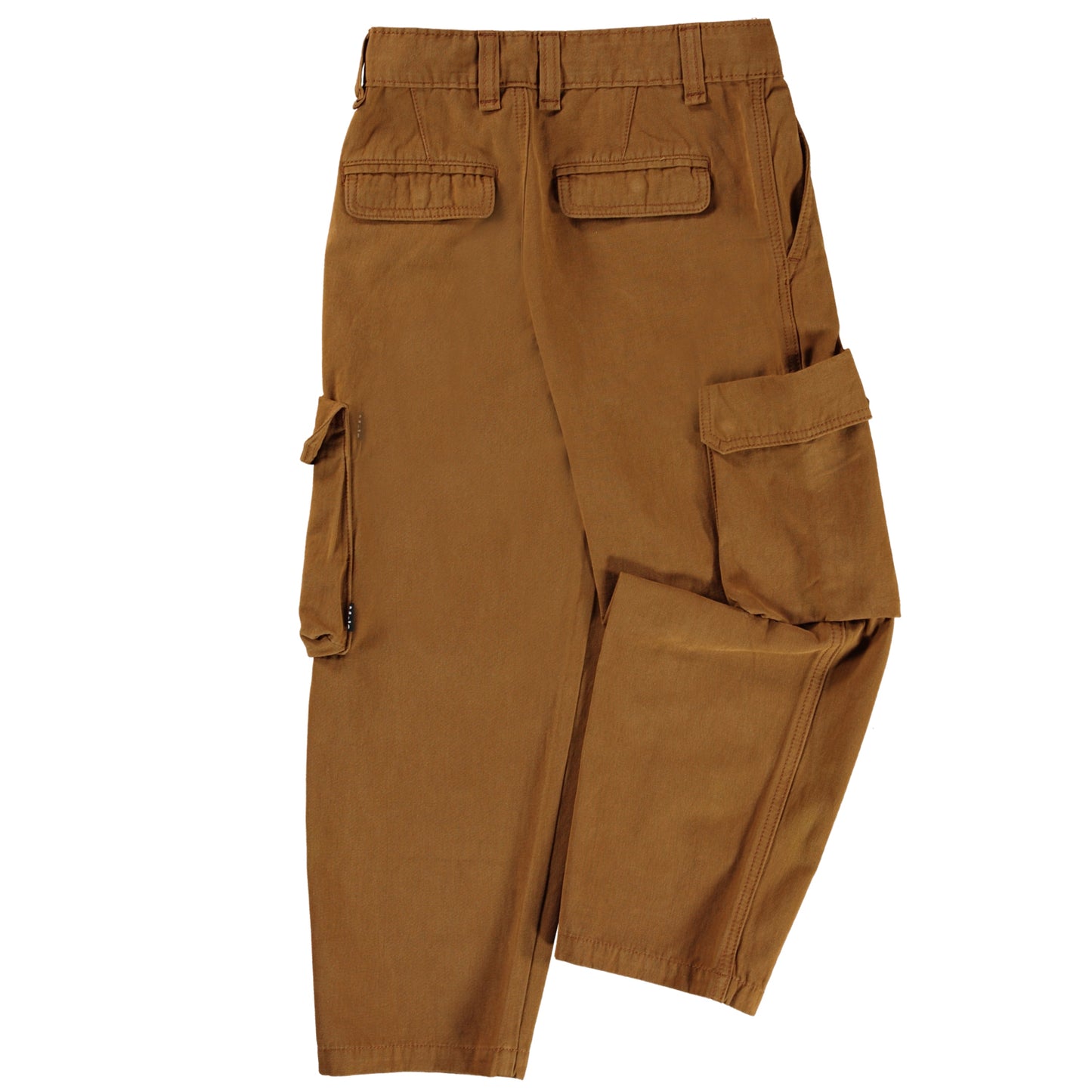 Pantalone lungo cargo marrone