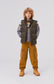 Pantalone lungo cargo marrone