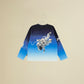 T-shirt maniche lunghe stampa astronauta