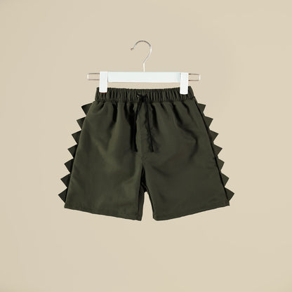 Costume boxer verde oliva Dinosauro