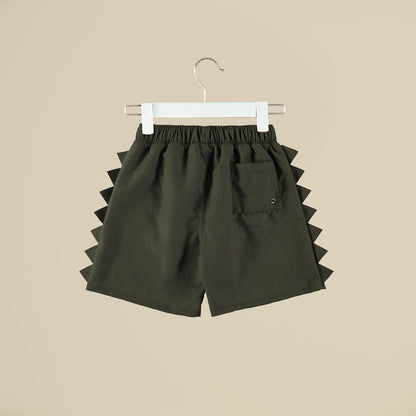 Costume boxer verde oliva Dinosauro