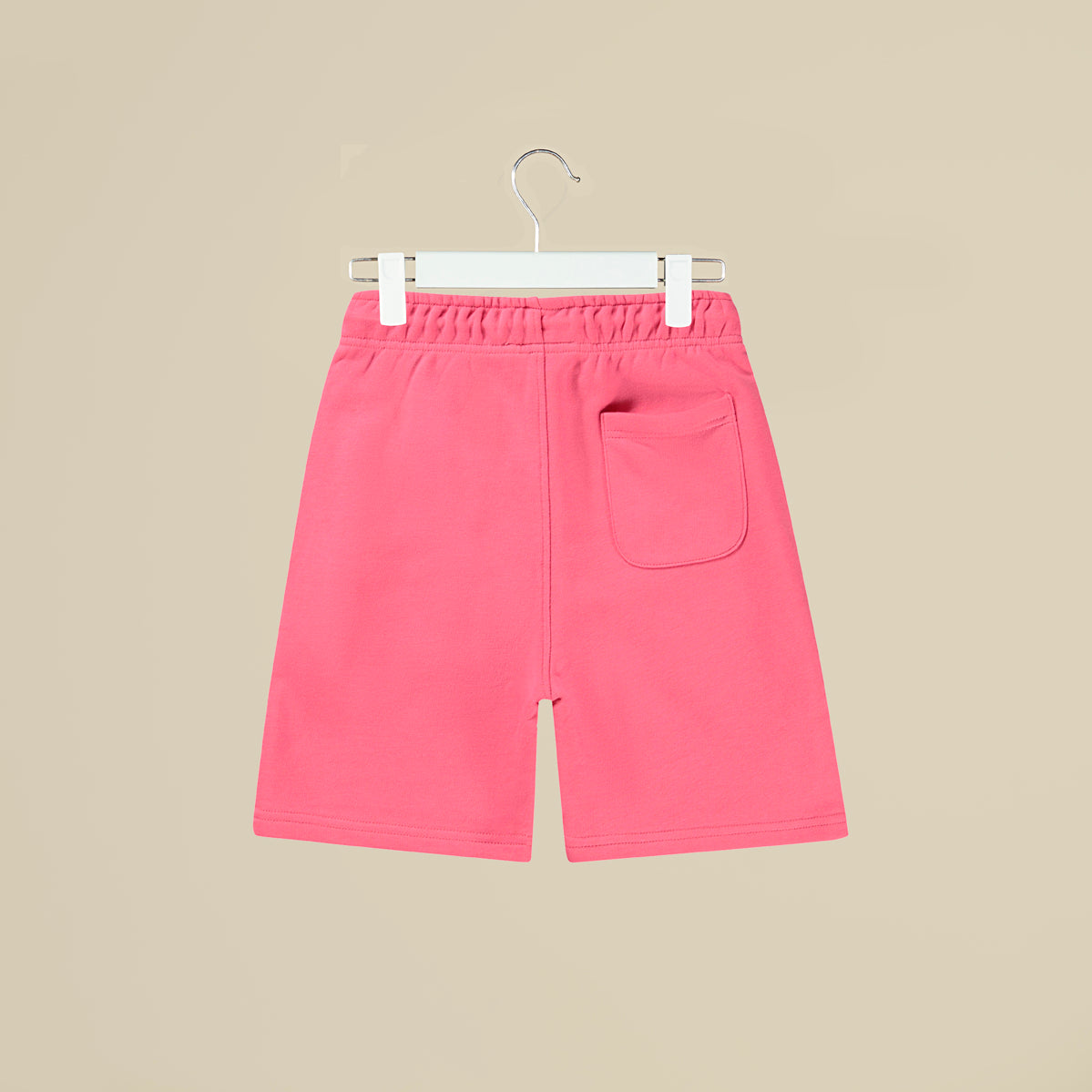 Shorts unisex in cotone blubblegum con tasche