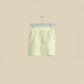 Shorts color lime in tessuto parachute