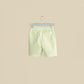 Shorts color lime in tessuto parachute