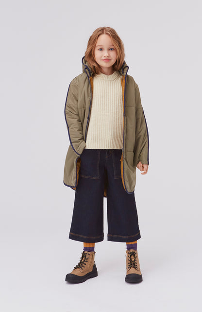 Gilet in lana color crema
