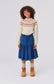 Maglione color panna in lana, maniche lunghe