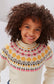 Maglione color panna in lana, maniche lunghe