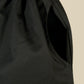 Gonna corta in tessuto gabardine nero