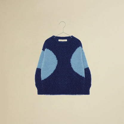 Maglione oversize blu elettrico