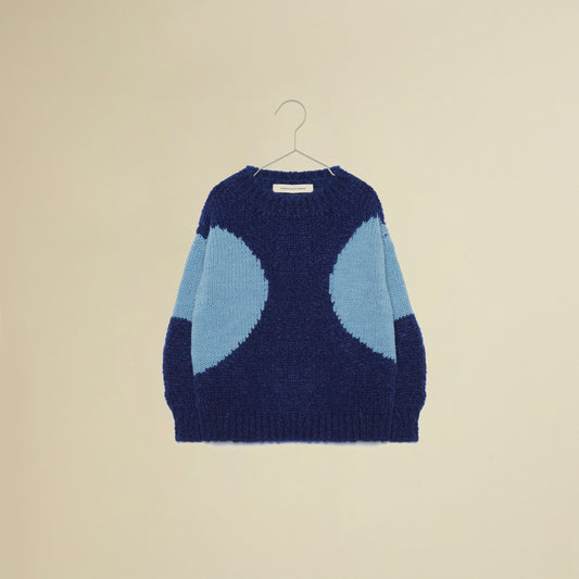Maglione oversize blu elettrico