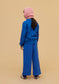 Pantalone palazzo blu elettrico