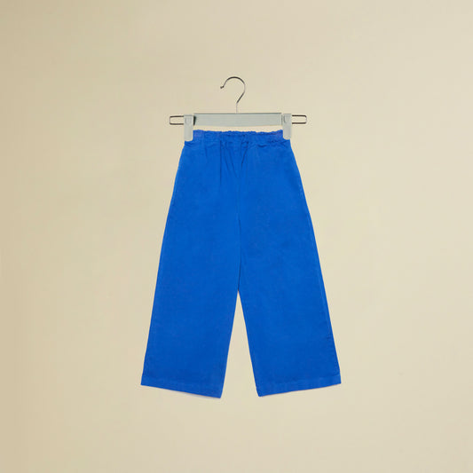 Pantalone palazzo blu elettrico