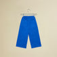 Pantalone palazzo blu elettrico