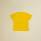T-shirt manica corta gialla con smile