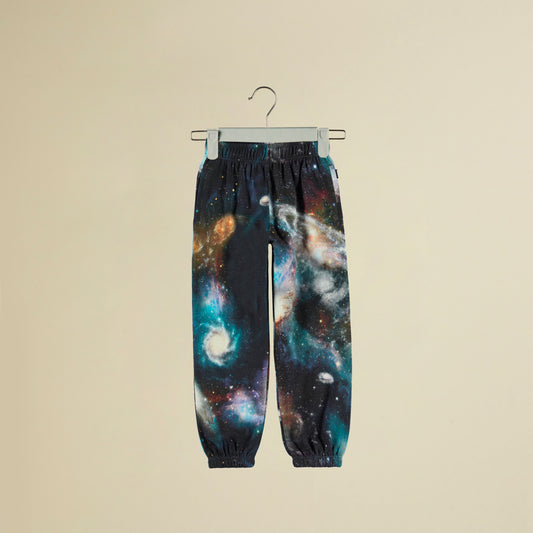 Pantalone lungo multicolor con galassie
