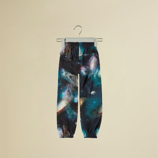 Pantalone lungo multicolor con galassie