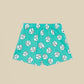 Shorts verdi con dadi
