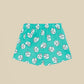 Shorts verdi con dadi