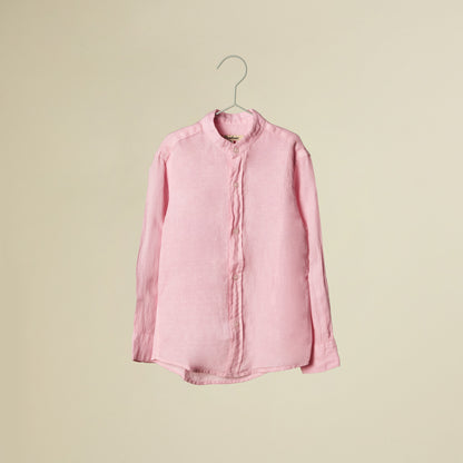 Camicia in lino maniche lunghe