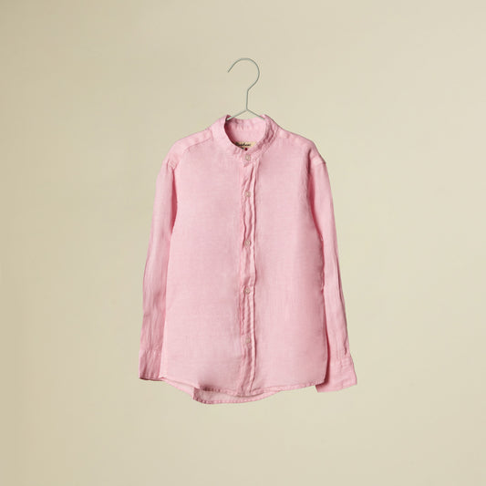 Camicia in lino maniche lunghe